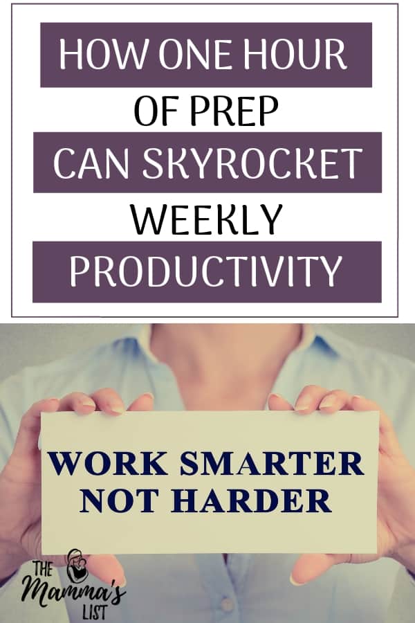I hate feeling perpetually behind during the work week. I was constantly feeling overwhelmed by Tuesday, but when I started prepping on the weekend, my entire week got easier! Here are five things you can do this weekend in only ONE HOUR to skyrocket your productivity the rest of the week.