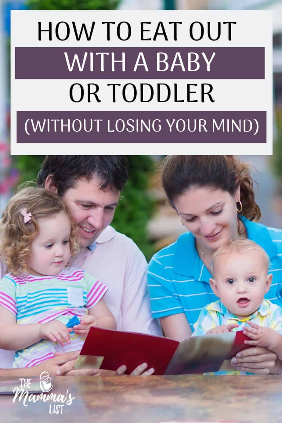 Do you feel like you can't eat out with your baby because she'll cry? Do you worry about your toddler throwing a massive tantrum if you go out to eat? If you've ever wondered how to successfully eat out with a baby or toddler - without going crazy- this is the article for you. Click through for strategies on how to eat out with kids AND keep your sanity!