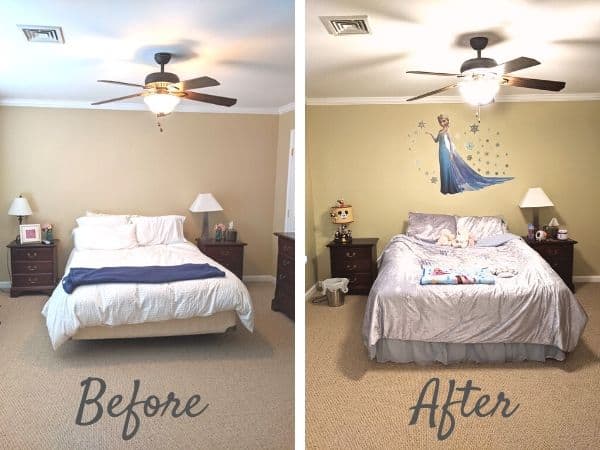 frozen toddler room ideas