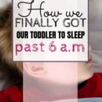 Does your toddler wake up at dawn? The ok to wake alarm clocks saved our weekends. This clock is an amazing way to get your toddlers to stay in bed. If your toddler is a super early riser, you'll want to know about this clock!