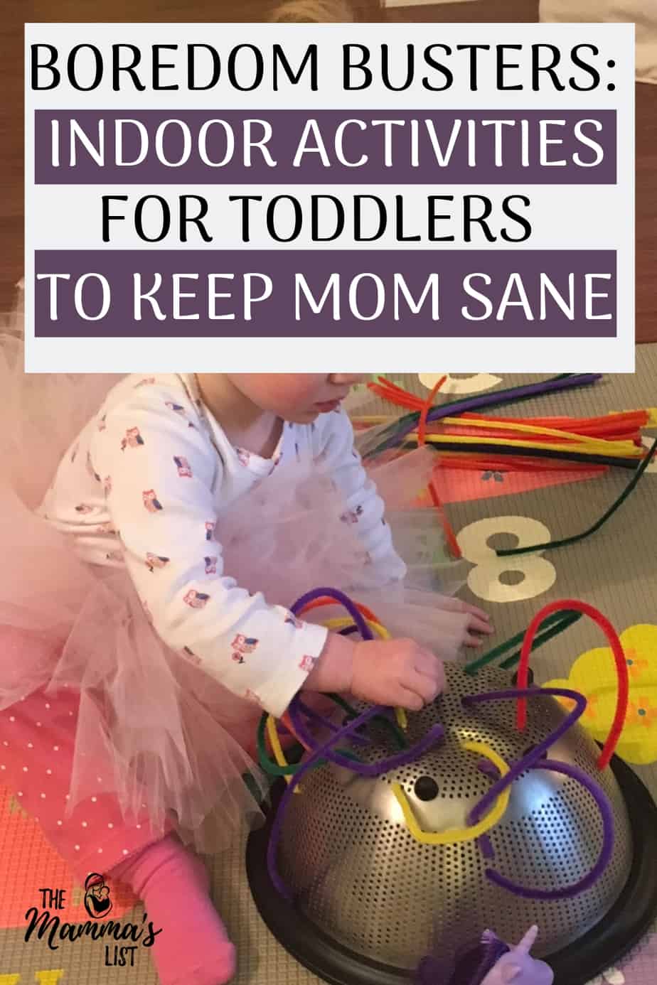 Being stuck inside is NOT fun when you have a toddler. Luckily there are a few boredom busting indoor activities you can do with your toddler that will keep you sane when you can't get out. These activities are toddler approved and will keep you having fun no matter what the weather's like outside.