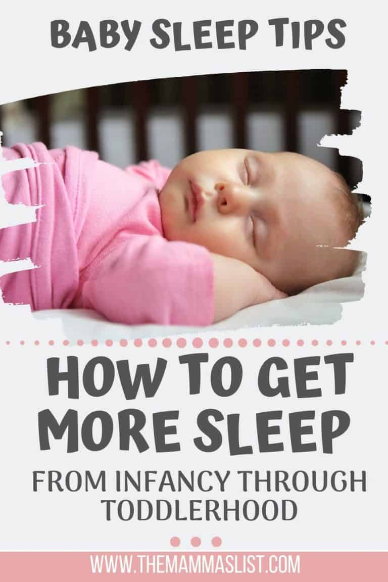How to get baby to sleep tips from infancy through toddlerhood