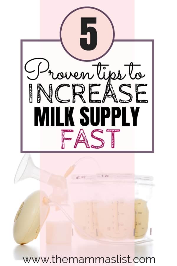 tips to increase breast milk