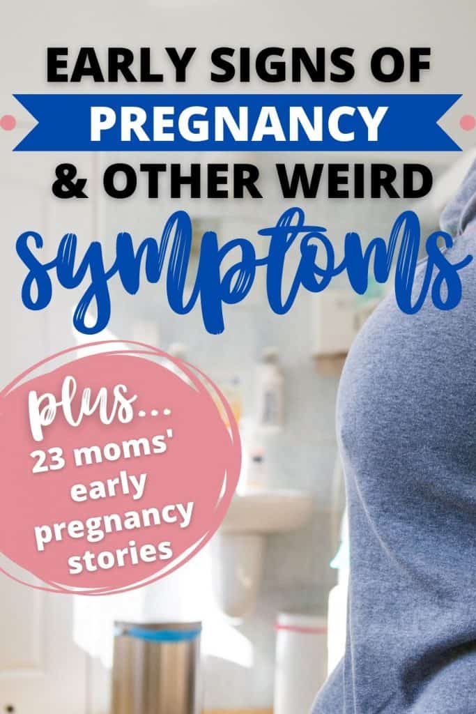 Strange early pregnancy symptoms: 23 moms share early pregancy stories